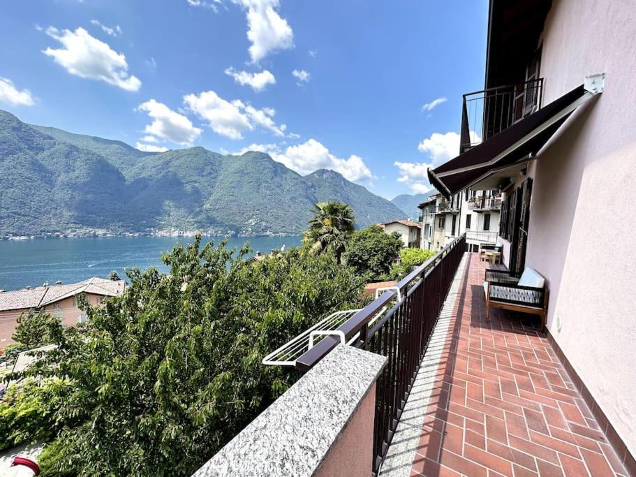 3Br Villetta Con Panoramica Sul Lago Nesso Exterior foto